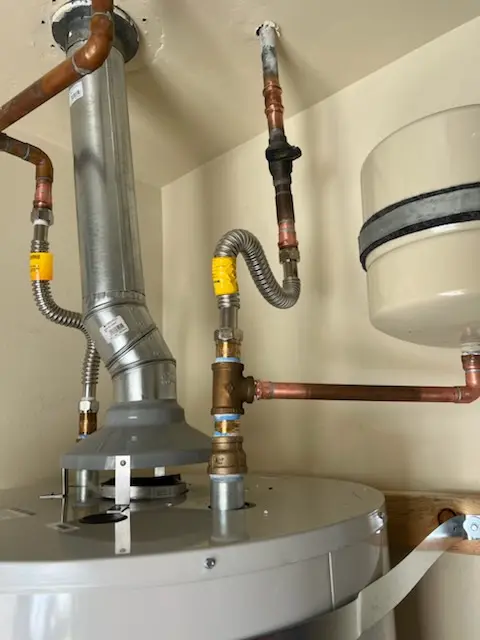 Water heater installation and plumbing repair in Burlington